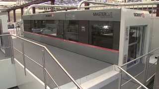 BOBST MASTERCUT 145 Autoplaten® diecutter [upl. by Esihcoc]