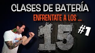 Clases de batería  Como tocar la bateria con los 15 [upl. by Rabassa]