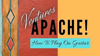 The Ventures Apache  Lesson 24 Intermediate [upl. by Hedve]