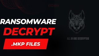 Decrypt MKP Virus File mkp Ransomware Removal amp Decryptmkp Files [upl. by Alaehs]