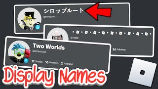 How to Make Display Name Tricks on Roblox 2024 [upl. by Zile]