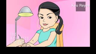 Nail Salon Animación SUBTITULADA en Español  Anjelah Johnson  SUBTITLES [upl. by Ledda]