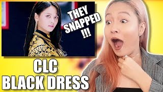 CLC 씨엘씨 BLACK DRESS REACTION VIDEO [upl. by Refeinnej512]