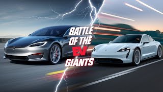 Tesla Model S Plaid vs Porsche Taycan The Ultimate EV Showdown [upl. by Marwin974]