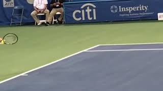 Brother vs Brother  Alexander “Sascha” Zverev vs Mischa Zverev at Citi Open 2018 in Washington DC [upl. by Llednahc119]