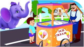 Ice Cream a Penny  Nursery Rhyme with Lyrics amp Karaoke [upl. by Refennej]