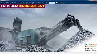 Crusher Management System Software  Demo  Sri Hema Infotech [upl. by Gurevich]