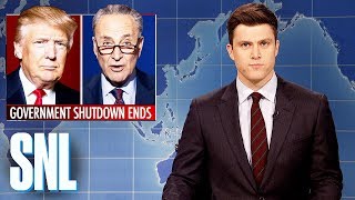 Weekend Update on End of Government Shutdown  SNL [upl. by Anide921]