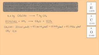 General Chemistry 1 Stoichiometry Practice 2 [upl. by Ellednahc]