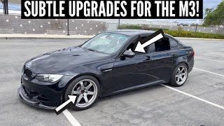 IMPROVING THE EXTERIOR OF THE E90 M3  2011 BMW M3 E90 Build abcgarage [upl. by Enitsirc640]