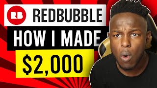 How to Make Money on Redbubble amp Make Consistent Sales  My Story OVER 2000 IN 3 MONTHS [upl. by Anirac]