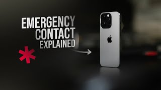 How Does iPhone Emergency Contact Work explained [upl. by Wittie]