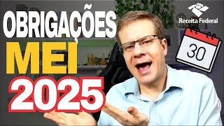 🚨 ALERTA MEI 2025 GOVERNO LIBERA CALENDÁRIO DE OBRIGAÇÕES DO MEI PARA 2025 [upl. by Warren]