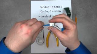 How to Terminate a Panduit TX Series Data Jack  Falcon Technologies Inc [upl. by Cameron]