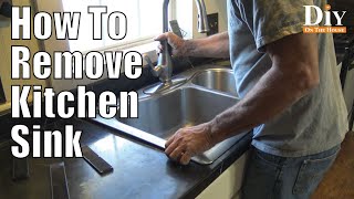 How to Take out Sink Without Damaging the Countertop  How to Remove a Sink [upl. by Mellman]