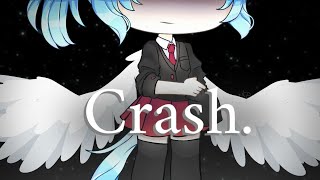 Crash meme remake  Backstory spoiler  Gachalife  Flipaclip [upl. by Yrod]