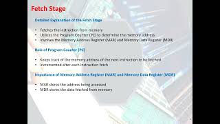 Module 2  Fetch Decode Execute Cycle [upl. by Boeschen]