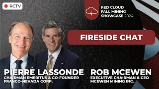 Pierre Lassonde and Rob McEwen  Red Clouds Fall Mining Showcase 2024 [upl. by Joacimah]