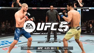 UFC 302  Sean Strickland Vs Paulo Costa FULL FIGHT  EA UFC 5 [upl. by Ydur]