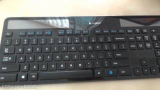 Revision y comentarios Teclado inalambrico Logitech K750 y mouse M705 combo [upl. by Ylatfen]