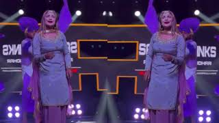 Girl in Gray SatinSilk Dance with Punjabi Song [upl. by Guendolen960]