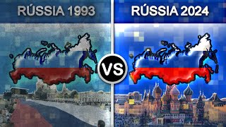 Rússia 1993 vs Rússia 2024  Comparação [upl. by Aliak421]