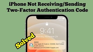 iPhone Not ReceivingSending TwoFactor Authentication Code via Texts on iOS 18 Fixed [upl. by Yetnruoc]