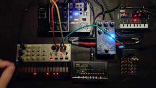 dronetober Dronemuddy beats from within PO24 Volca Keys Monotron NTS1 [upl. by Nyhagen]