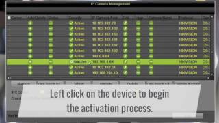 How to Activate a Hikvision Camera on a Network Using a NVR or DVR [upl. by Mclaurin]