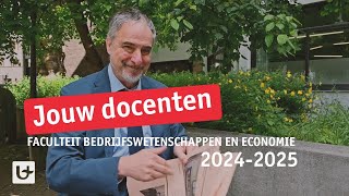 De docenten van de 1ste Bachelor 2024  2025  Faculteit Bedrijfswetenschappen en Economie [upl. by Bartlet]