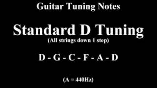 Guitar Tuning Notes  1 Step Down [upl. by Kovacev]