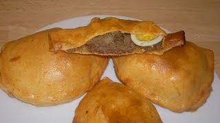 Empanadas à la viande haché oignons ail olives oeufs dure et épices [upl. by Annaet641]