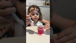 LilyAna découvre la jelly anglaise 😂  ChrisJoyz shorts [upl. by Suoirrad]