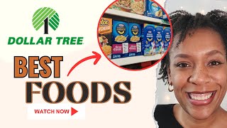 BEST DOLLAR TREE FOOD DEALS  FOOD STAPLES FOR CHEAP [upl. by Ahsinaj]