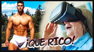 VIEJITOS vs REALIDAD VIRTUAL [upl. by Diantha217]