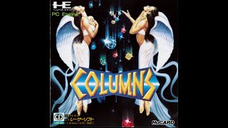 Columns PC Engine Gameplay [upl. by Pantheas]