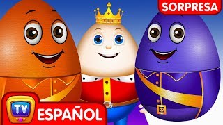 Humpty Dumpty Colección  Aprende los Colores con Huevos Sorpresa de Nido  ChuChu TV Sorpresa [upl. by Trixi465]