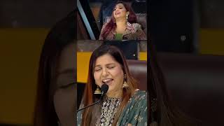 Shreya Ghoshal bhi Hui hairan songs indianidol shreyaghoshal love indiansinger [upl. by Ratcliffe]