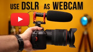 Use your Canon Camera as a WEBCAM amp YouTube Live Stream for Free [upl. by Errecart]