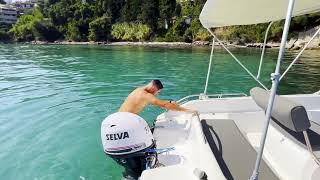 Benitses Perama Boats for rent  Corfu 2024  Greece [upl. by Phaidra373]