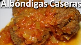 Receta De Albóndigas Caseras Fácil De Preparar [upl. by Aser]