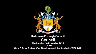 HBC Full Council 20 November 2024 [upl. by Eylk179]