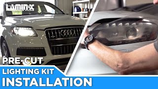 How to install a Laminx precut headlight film cover kit [upl. by Johansen]