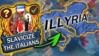 This Mission Turns ITALIANS Into SLAVS In EU4 Ante Bellum [upl. by Ailic]