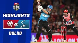 Melbourne Renegades v Adelaide Strikers  BBL13 [upl. by Sixela]