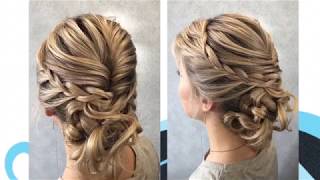 Opsteken met knopen en vlechten updo with knots and braids Compleet [upl. by Yemar]