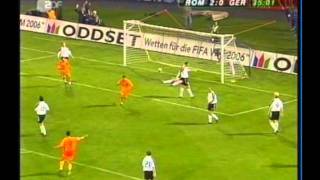 2004 April 28 Romania 5Germany 1 Friendly German Commentaryavi [upl. by Laureen230]