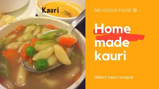 Home made kaurikaudi RecipeHow to make veg Kauri Hand made Noodles [upl. by Fredi]