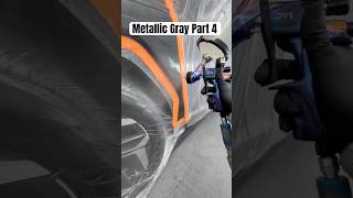 Glasurit 100 line Metallic Grey Application Part 4 [upl. by Lambrecht944]