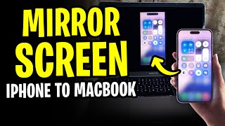 How to Screen Mirror from iPhone to MacBook Pro 2024 [upl. by Divan]